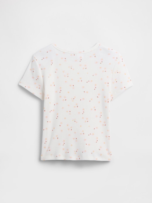 Image number 2 showing, Kids Ribbed Crewneck T-Shirt