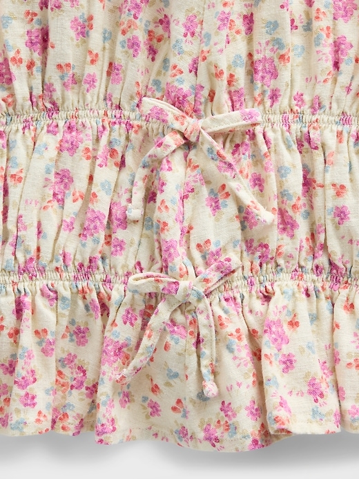 Image number 3 showing, Kids Linen-Blend Bow Top