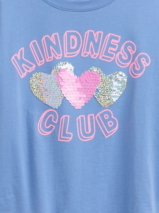 Image number 3 showing, Kids Oversized Graphic T-Shirt