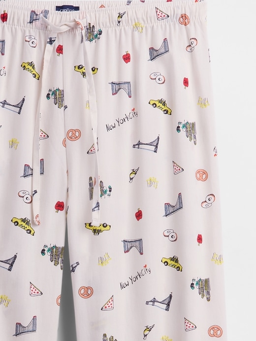 Image number 5 showing, Poplin PJ Pants