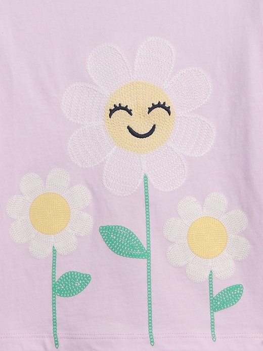 Image number 3 showing, babyGap Ruffle 3D Graphic T-Shirt