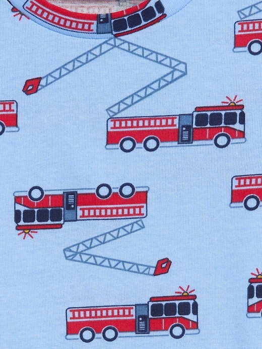 Image number 3 showing, Kids & babyGap 100% Organic Cotton Fire Truck PJ Set