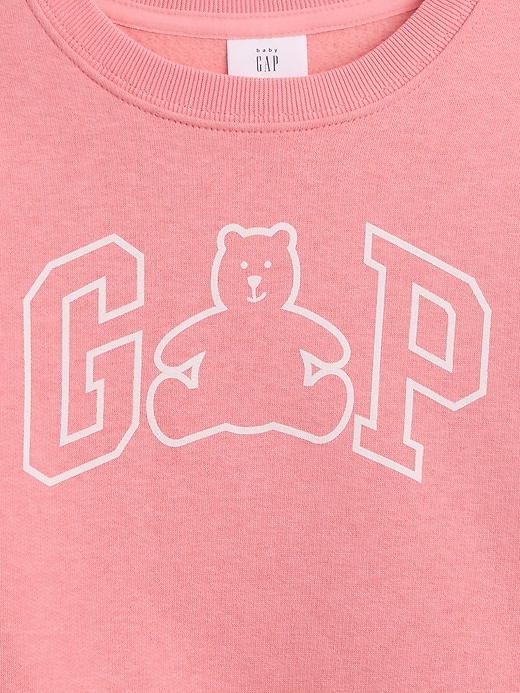 Image number 3 showing, babyGap Logo Relaxed Crewneck Sweatshirt