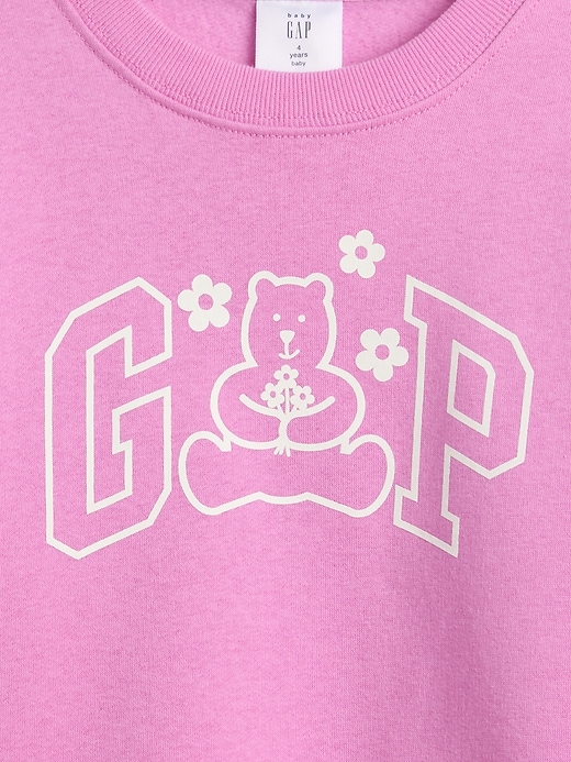Image number 3 showing, babyGap Logo Relaxed Crewneck Sweatshirt