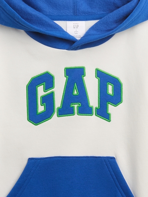 Image number 3 showing, babyGap Relaxed Colorblock Logo Hoodie