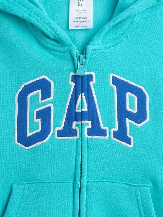 Image number 3 showing, babyGap Relaxed Logo Zip Hoodie