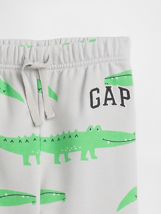 Image number 3 showing, babyGap Relaxed Pull-On Logo Joggers