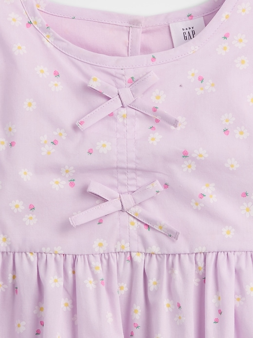 Image number 3 showing, babyGap Puff Sleeve Bow Dress