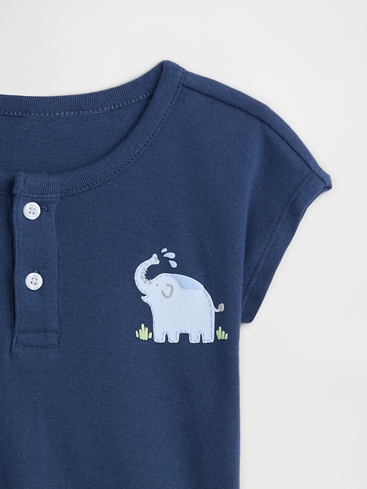 Image number 3 showing, Baby Two-Piece Graphic Outfit Set