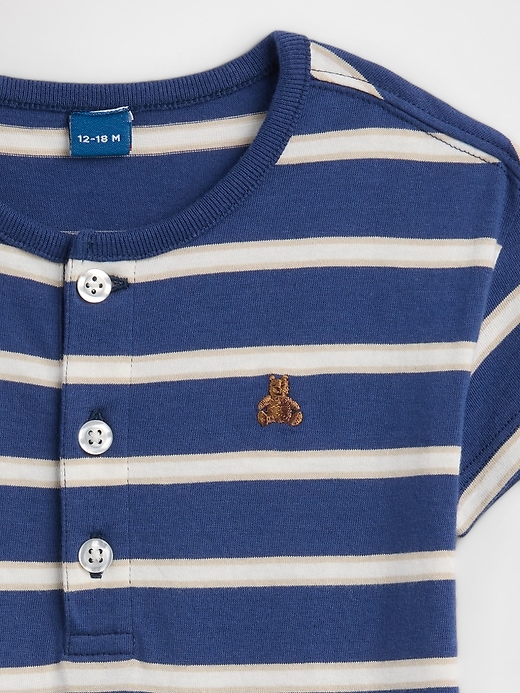 Image number 3 showing, Baby Brannan Bear Henley One-Piece