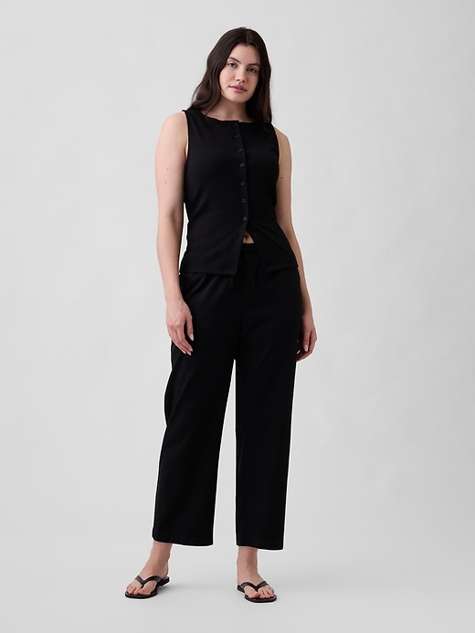 Image number 5 showing, Mid Rise Easy Twill Pants