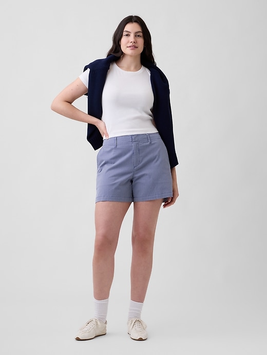 Image number 5 showing, 5" Mid Rise Downtown Khaki Shorts