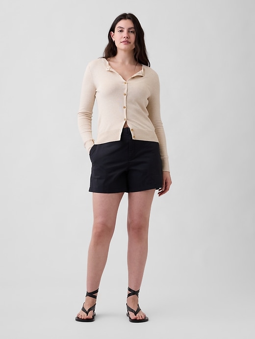 Image number 5 showing, 5" Mid Rise Downtown Khaki Shorts