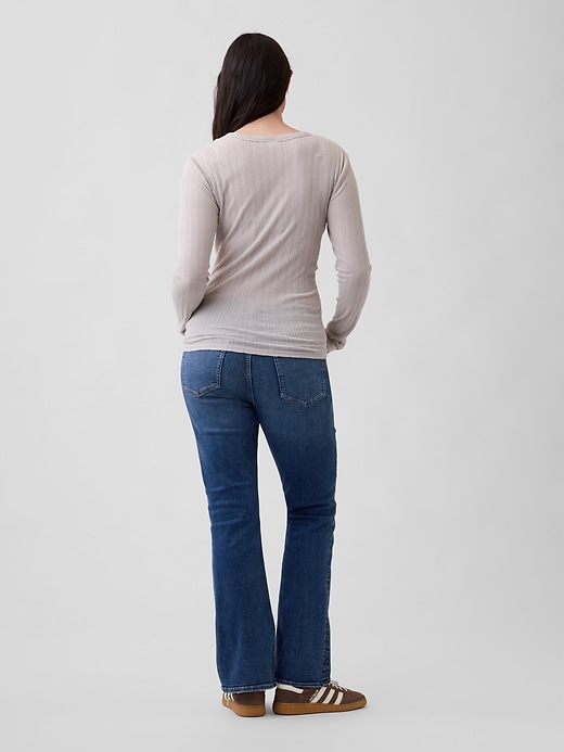 Image number 6 showing, Mid Rise Universal Baby Boot Jeans