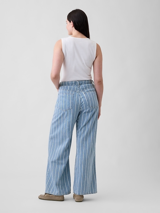 Image number 6 showing, High Rise Soft Wide-Leg Jeans
