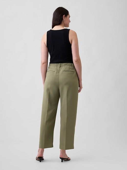 Image number 6 showing, 100% Recycled Easy Straight Crop Trousers