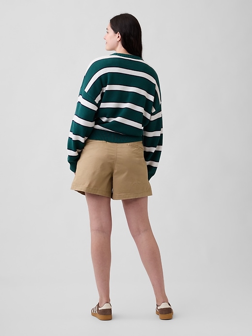 Image number 6 showing, 5" Mid Rise Downtown Khaki Shorts