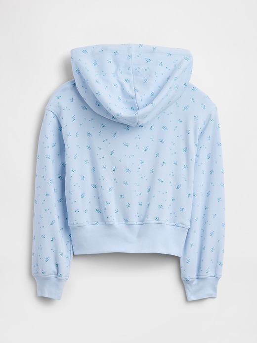 Image number 2 showing, Kids Relaxed Print French Terry Zip Hoodie