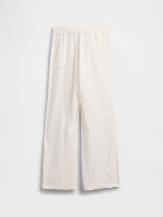 Image number 2 showing, Kids Relaxed Pull-On Wide-Leg Linen-Blend Pants