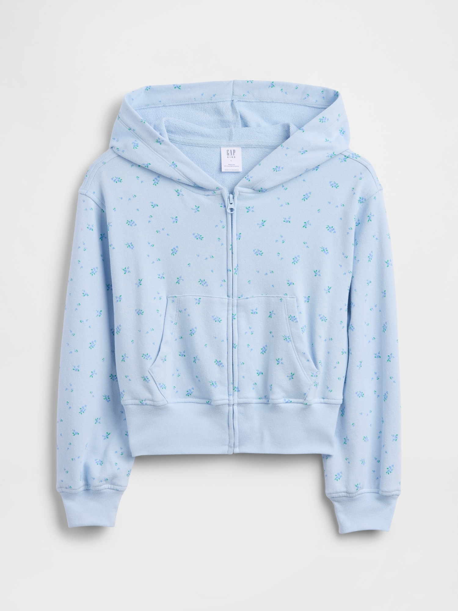 Kids Relaxed Print French Terry Zip Hoodie
