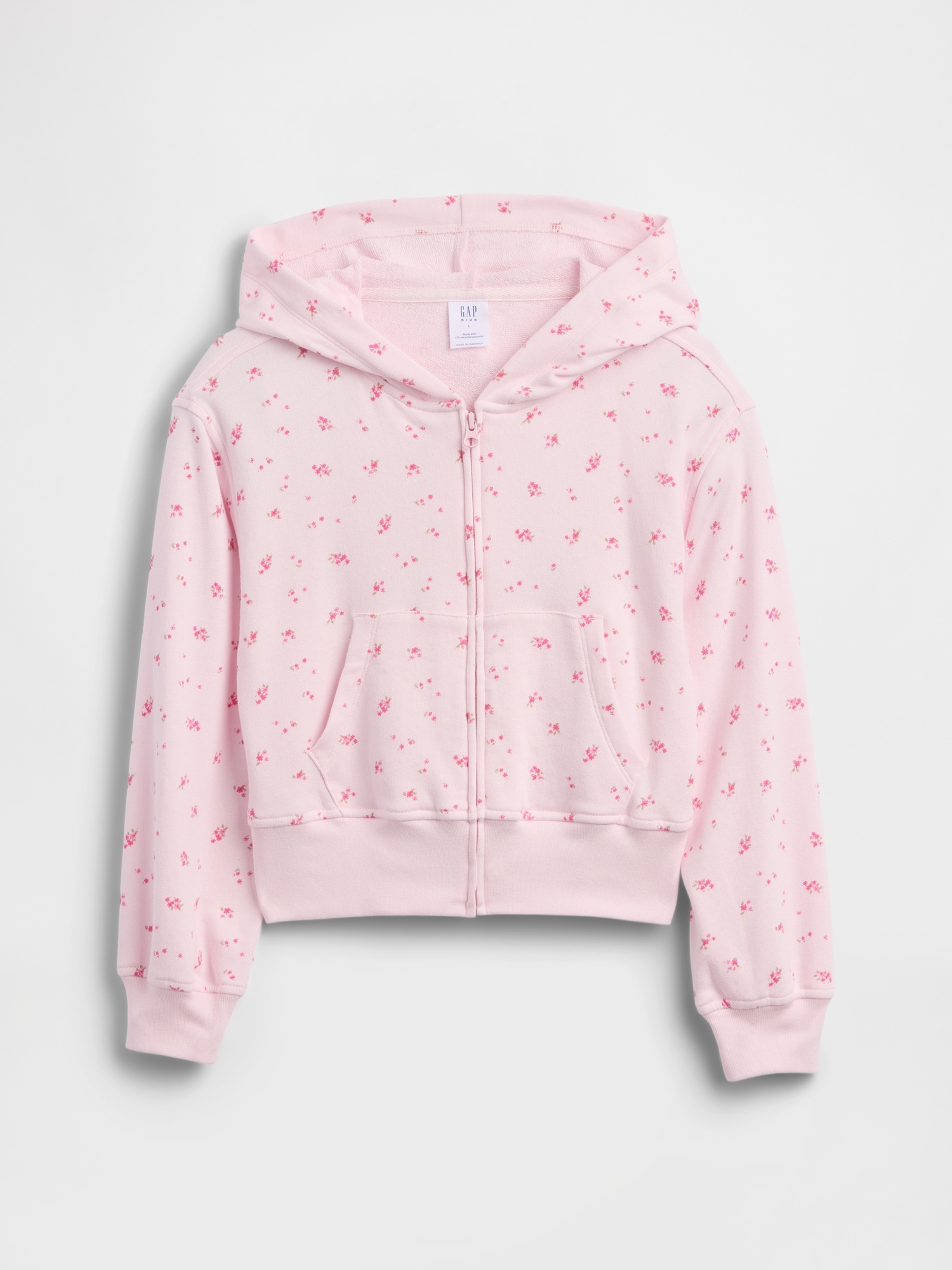 Kids Relaxed Print French Terry Zip Hoodie
