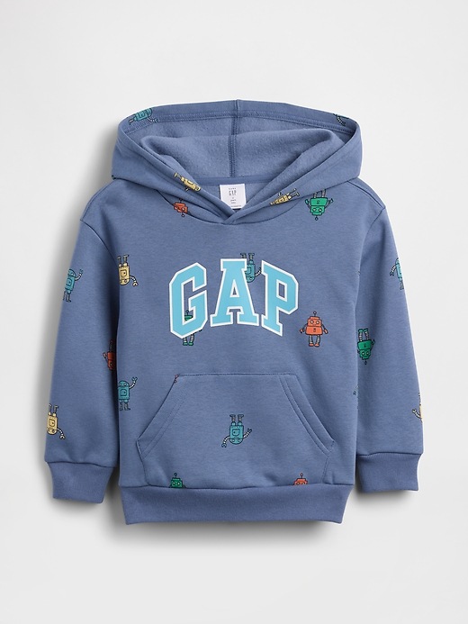 Image number 1 showing, babyGap Relaxed Print Logo Hoodie