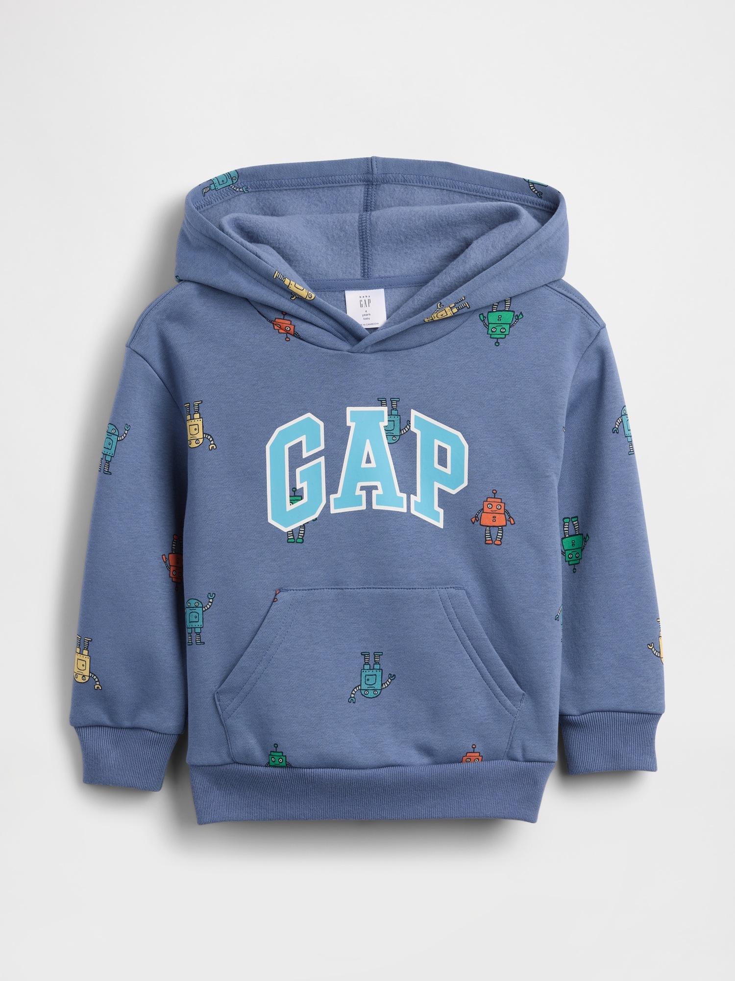 babyGap Relaxed Print Logo Hoodie