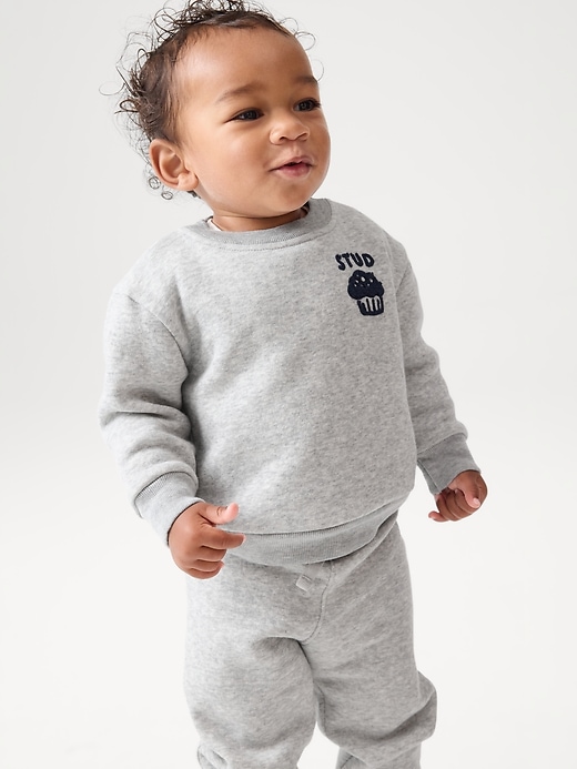 Image number 4 showing, Baby Two-Piece Sweat Set