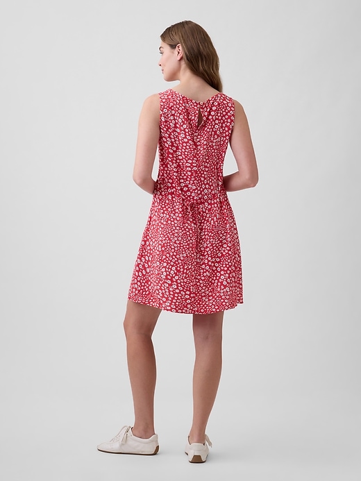 Image number 2 showing, Print Sleeveless Mini Dress