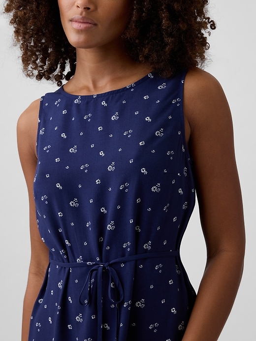 Image number 3 showing, Print Sleeveless Mini Dress