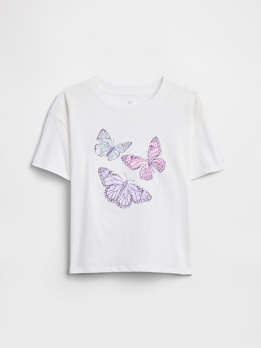 Image number 1 showing, Kids Oversized Graphic T-Shirt