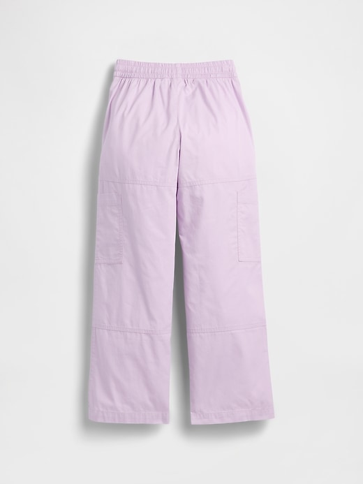 Image number 2 showing, Kids Pull-On Relaxed Denim Cargo Pants