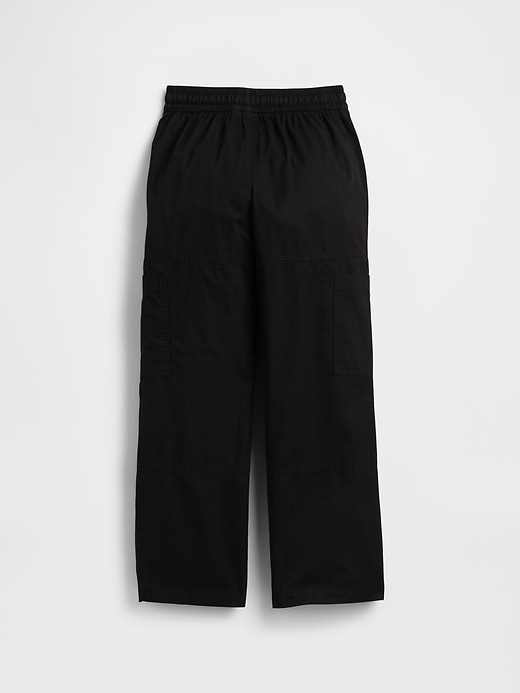 Image number 2 showing, Kids Pull-On Relaxed Denim Cargo Pants