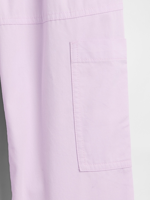 Image number 3 showing, Kids Pull-On Relaxed Denim Cargo Pants