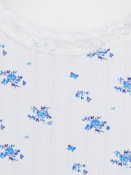 Image number 3 showing, Kids Lace-Trim Baby T-Shirt