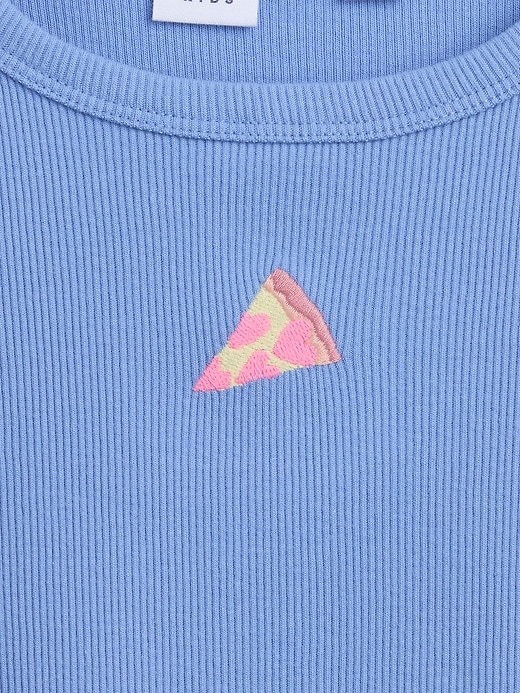 Image number 3 showing, Kids Ribbed Crewneck T-Shirt