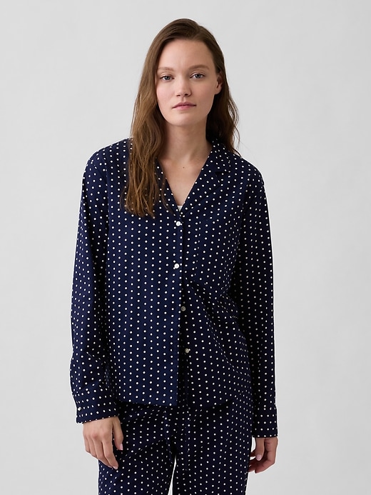 Image number 1 showing, Poplin PJ Shirt