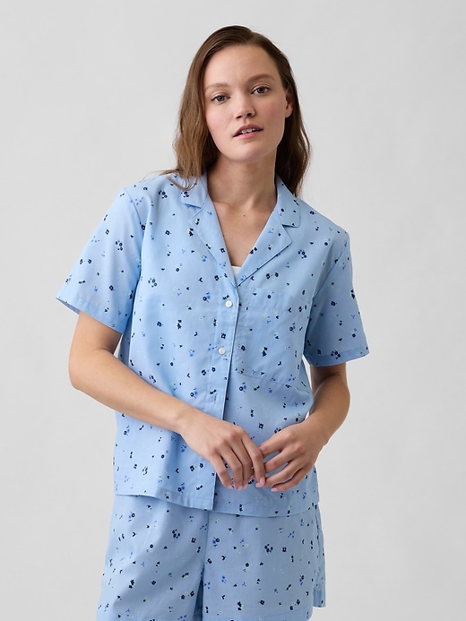 Image number 1 showing, Poplin PJ Shirt