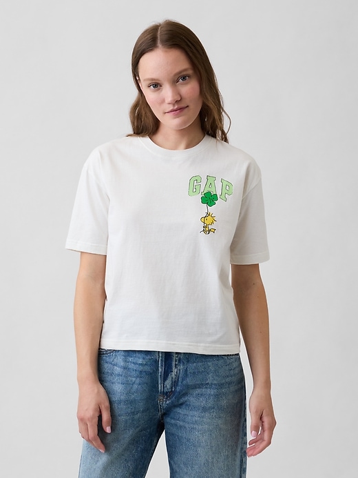 Image number 1 showing, Peanuts Oversized Crewneck T-Shirt
