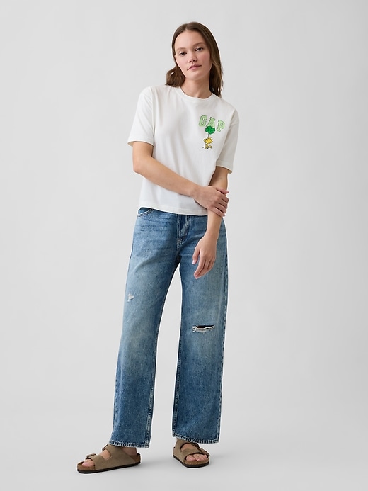 Image number 3 showing, Peanuts Oversized Crewneck T-Shirt