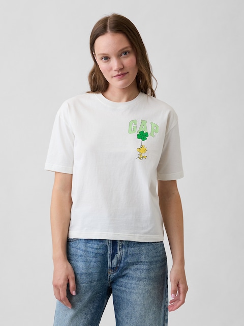Peanuts Oversized Crewneck T-Shirt