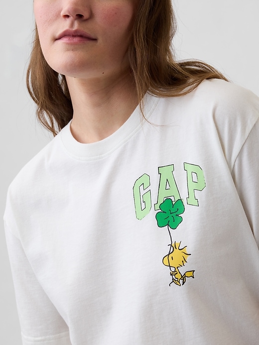 Image number 4 showing, Peanuts Oversized Crewneck T-Shirt