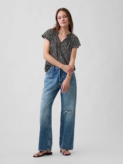 Image number 3 showing, Splitneck Top