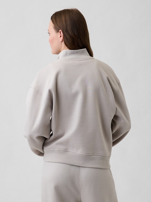 Image number 2 showing, Oversized Fleece Half-Zip Sweatshirt
