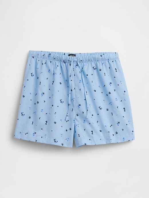 Image number 4 showing, Poplin PJ Shorts