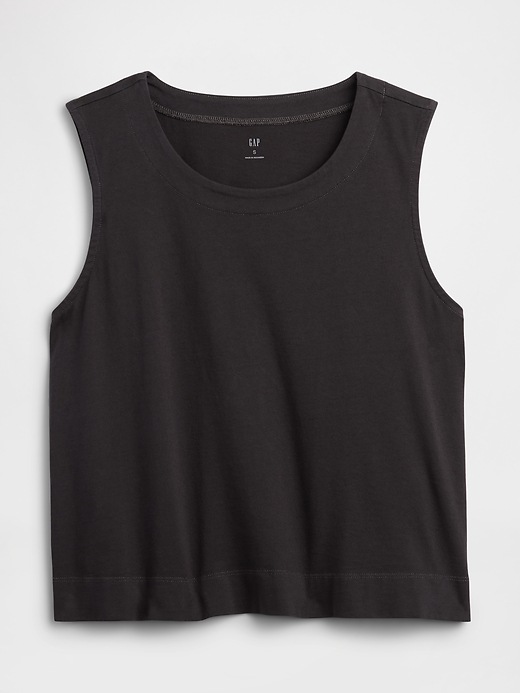 Image number 4 showing, Crewneck PJ Shell Tank Top