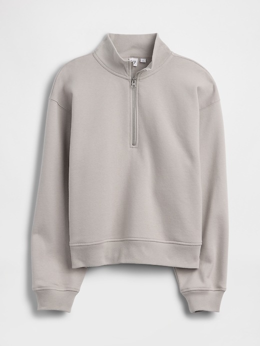 Image number 5 showing, Oversized Fleece Half-Zip Sweatshirt
