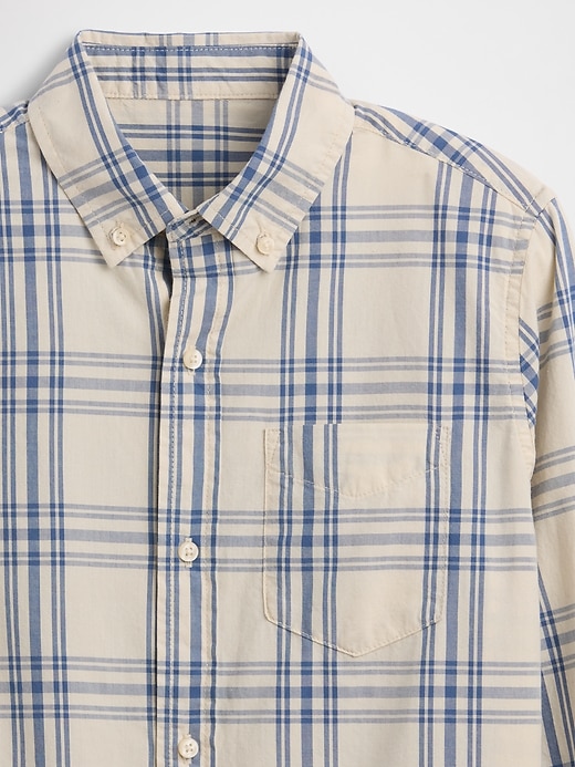 Image number 3 showing, Kids Poplin Shirt