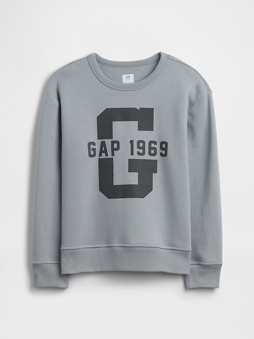 Image number 1 showing, Kids Relaxed Crewneck Graphic Sweatshirt