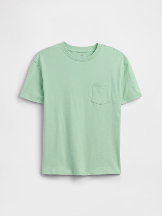 Image number 1 showing, Kids Everyday Soft Stripe Pocket T-Shirt